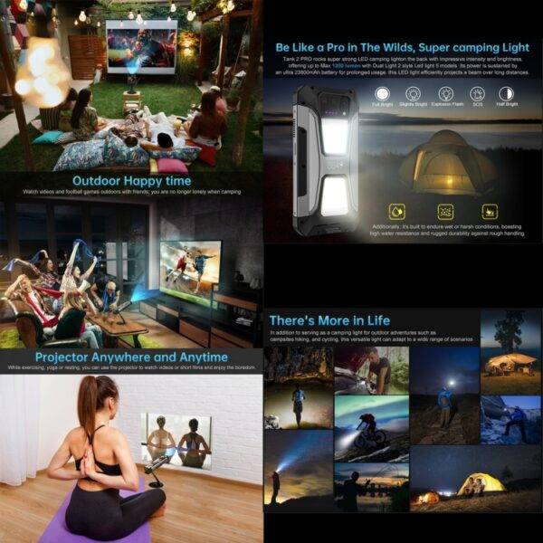 ⁦هاتف Unihertz 8849 Tank 2 Pro Night Vision Projector Rugged⁩ - الصورة ⁦5⁩