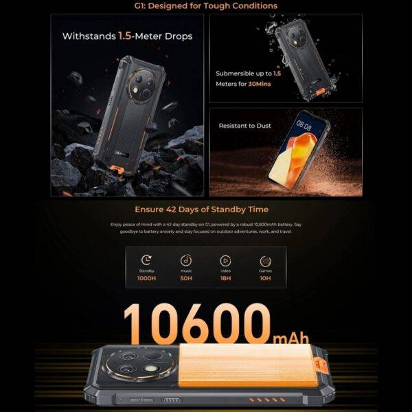 ⁦هاتف Oukitel G1 Rugged⁩ - الصورة ⁦4⁩