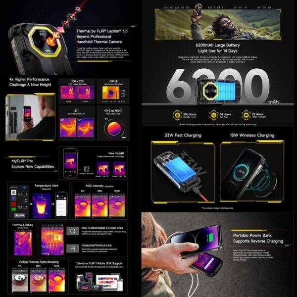 ⁦هاتف Ulefone Armor Mini 20T Pro⁩ - الصورة ⁦5⁩