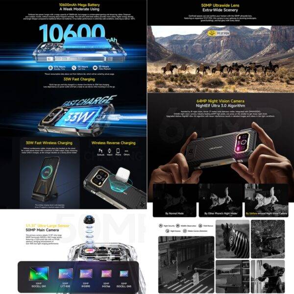 ⁦هاتف Ulefone Armor 27 Rugged⁩ - الصورة ⁦5⁩