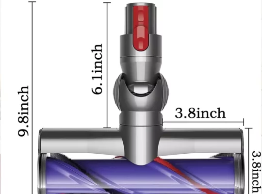رأس المنظف المباشر لدايسون V7 V8 V10 V11 V15 مكنسة كهربائية ABS نايلون ألياف الكربون فرشاة أرضية دوارة