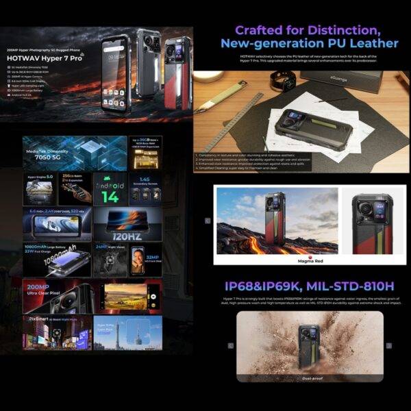 ⁦هاتف HOTWAV Hyper 7 Pro Rugged⁩ - الصورة ⁦6⁩