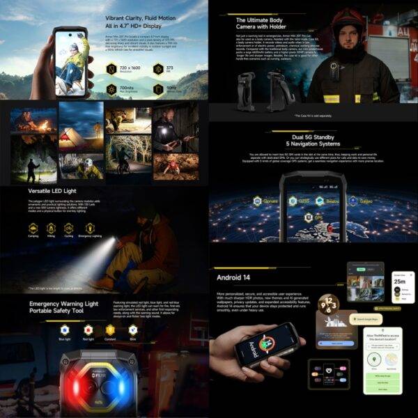 ⁦هاتف Ulefone Armor Mini 20T Pro⁩ - الصورة ⁦7⁩
