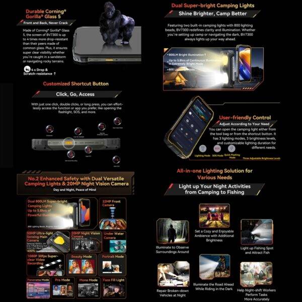 ⁦هاتف Blackview BV7300 Rugged⁩ - الصورة ⁦7⁩