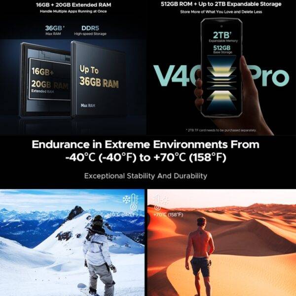 ⁦هاتف DOOGEE V40 Pro Rugged⁩ - الصورة ⁦8⁩