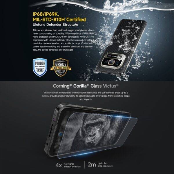 ⁦هاتف Ulefone Armor 25T Pro Rugged⁩ - الصورة ⁦9⁩