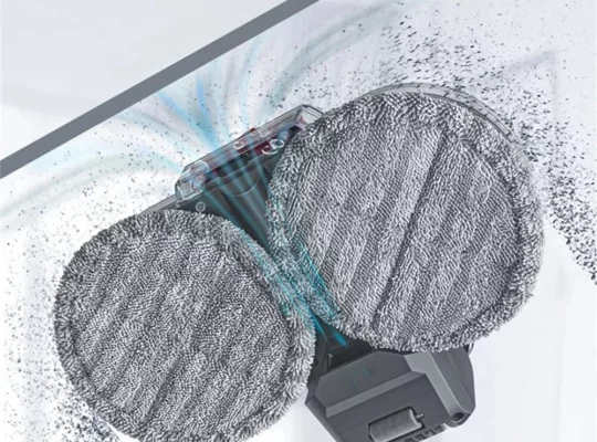 ملحق رأس الممسحة الكهربائية لـ Dyson V7 V8 V10 V11 مع خزان مياه و 6 وسادات ممسحة. ABS عالي الجودة لتنظيف الأرضيات المتنوع