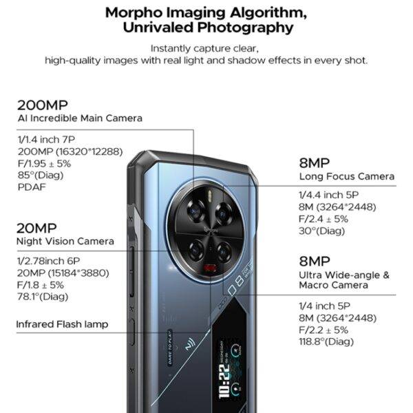 ⁦هاتف DOOGEE V40 Pro Rugged⁩ - الصورة ⁦9⁩