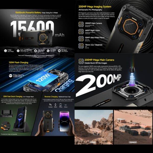 ⁦هاتف Ulefone Armor 26 Ultra Walkie-Talkie، إصدار متين⁩ - الصورة ⁦9⁩