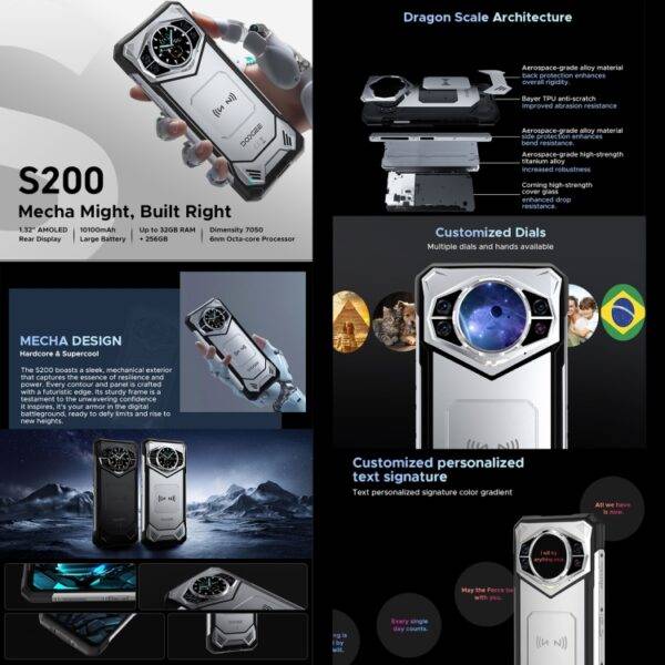 ⁦هاتف DOOGEE S200 Rugged⁩ - الصورة ⁦9⁩