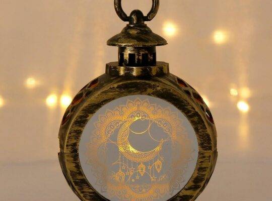 زينة رمضان أضواء الرياح LED