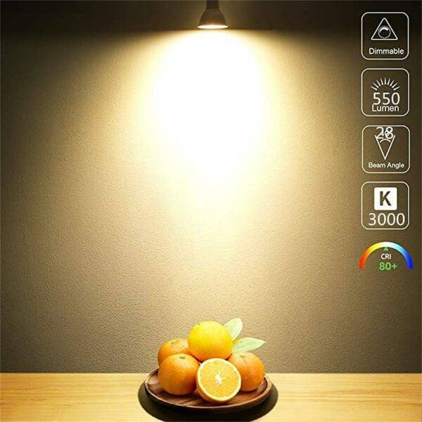 ⁦20 قطعة 6 واط كشافات إضاءة المسار LED لمبة كهربائية⁩ - الصورة ⁦3⁩
