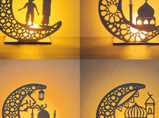 أضواء led خشبية