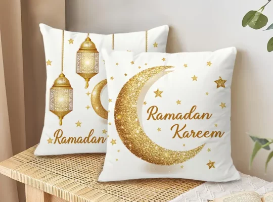 طقم من 2 غطاء وسادة رمضان كريم