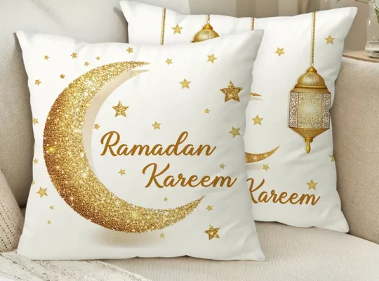 طقم من 2 غطاء وسادة رمضان كريم