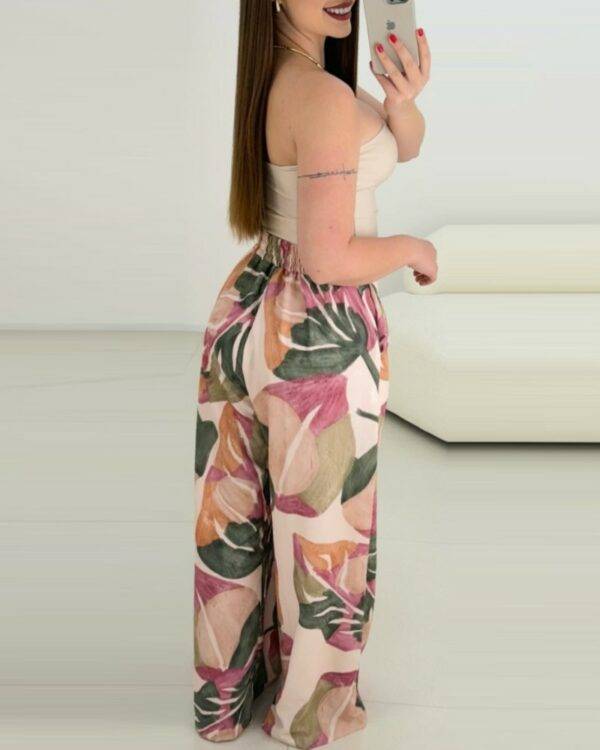 ⁦بنطال كاجوال بخصر مطاطي⁩ - الصورة ⁦2⁩
