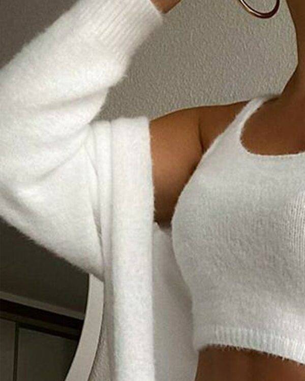 ⁦سترة صوفية مريحة⁩ - الصورة ⁦2⁩