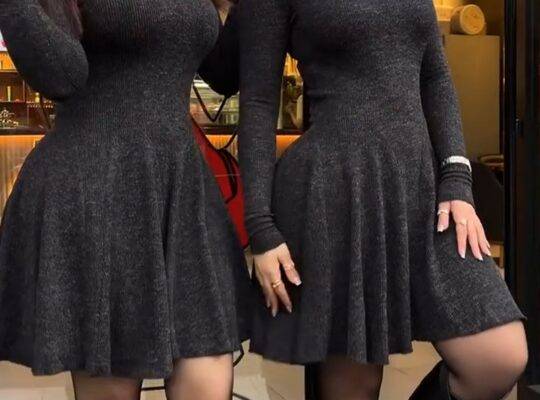 فستان قصير كاجوال بتصميم واسع