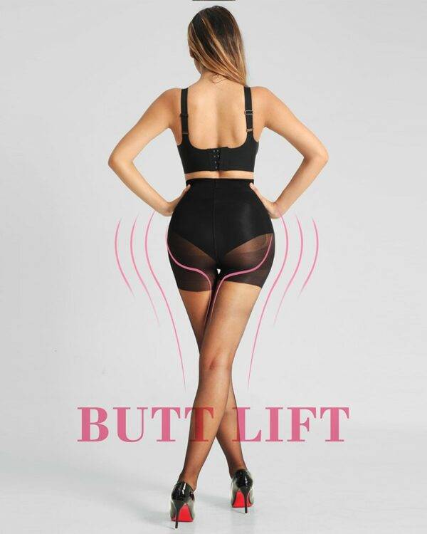 ⁦جوارب طويلة شفافة من ChicMe ShapeSculpt⁩ - الصورة ⁦3⁩