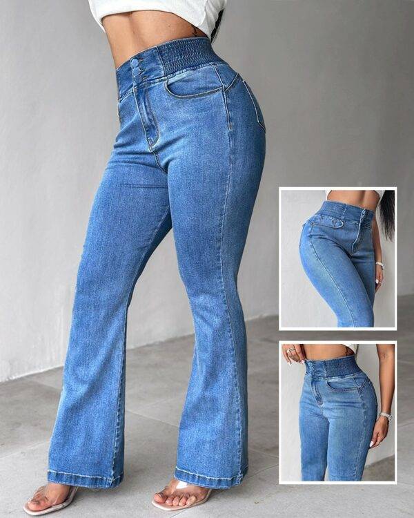 بنطلون جينز High Waist Skinny