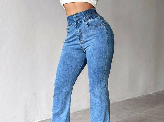 بنطلون جينز High Waist Skinny