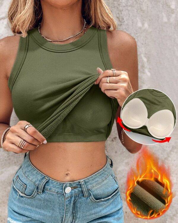 ⁦قميص داخلي من ChicMe مزود بحمالة صدر⁩ - الصورة ⁦5⁩