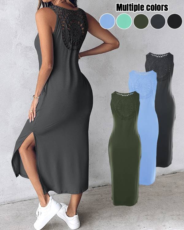 فستان صيفي بدون أكمام