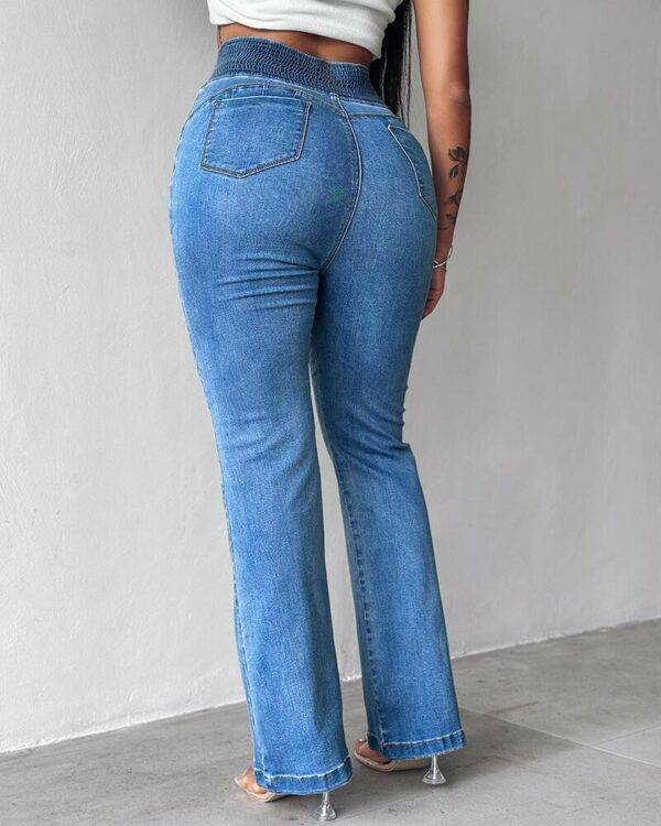 ⁦بنطلون جينز High Waist Skinny⁩ - الصورة ⁦7⁩