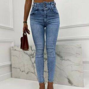 بنطلون جينز ضيق