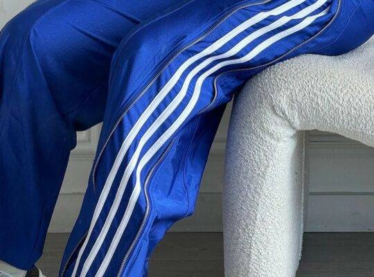 بنطال كاجوال واسع الساق