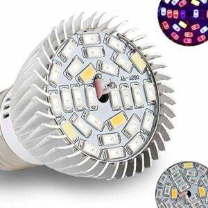 4 قطع كامل الطيف led تنمو ضوء