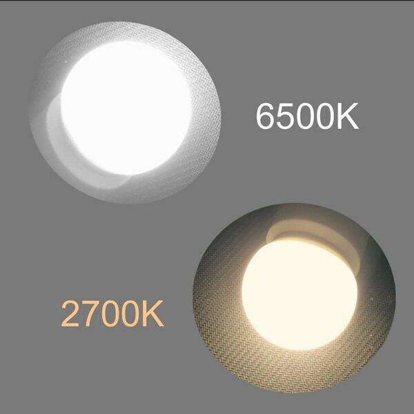 ⁦2 قطعة 4 واط مصابيح كروية LED أضواء شموغ LED لمبات⁩ - الصورة ⁦3⁩