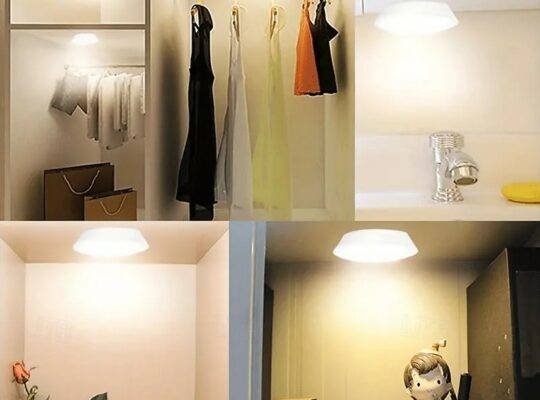 مجموعة مصابيح LED تعمل باللمس مكونة من 3 قطع