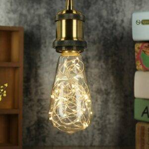 led الجنية سلسلة ليلة ضوء لمبة t64 e26 الدافئة الأبيض