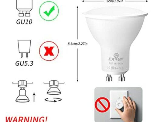 12 قطعة 6 واط كشافات إضاءة المسار LED المصباح الكهربائي