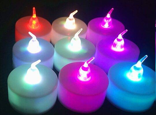حزمة شموع LED