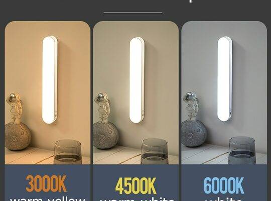 مصباح مستشعر للداخلية مع جهاز تحكم عن بعد