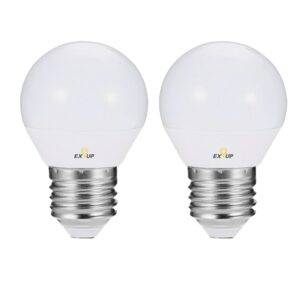 2 قطعة 4 واط مصابيح كروية LED أضواء شموغ LED لمبات