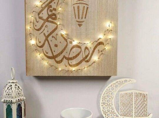 أضواء led خشبية