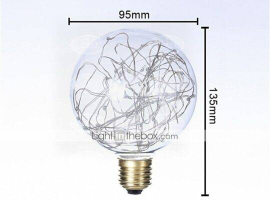 4قطع LED غلوب الجنية مصابيح كهربائية النجوم الزخرفية