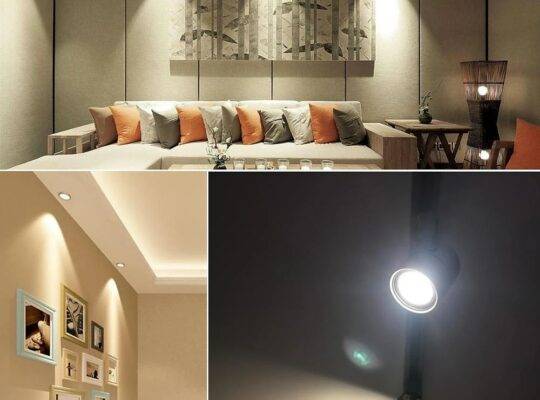 20 قطعة 6 واط كشافات إضاءة المسار LED لمبة كهربائية
