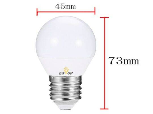 2 قطعة 4 واط مصابيح كروية LED أضواء شموغ LED لمبات