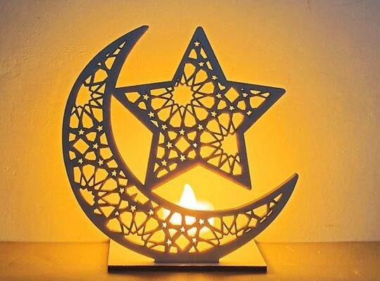 أضواء led خشبية