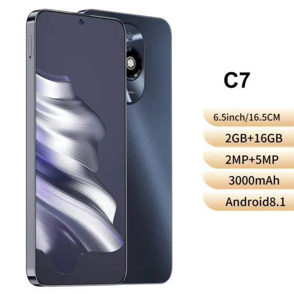 ⁦اتف C7 الذكي 2024...⁩ - الصورة ⁦3⁩