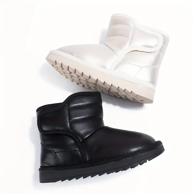 أحذية الثلج للأطفال، أحذية دافئة للمشي في الطبيعة، أحذية صناعية للفتيات الكبيرات