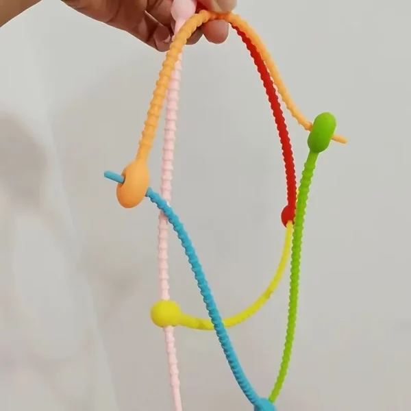 ⁦50/30 قطعة حقيبة منظم كابلات سيليكون متعددة الوظائف⁩ - الصورة ⁦3⁩