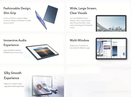 ابلت Honor Pad X8 بشاشة كبيرة 10.1 بوصة HD،
