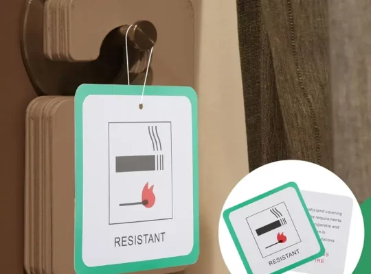 مجموعة من 20 ملصق DL7 للحماية من الحريق في الأثاث