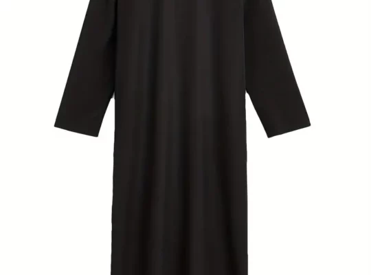 رداء رجالي سادة برقبة مستديرة