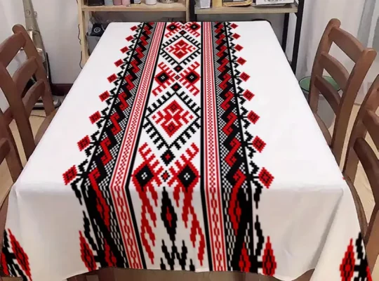 1 قطعة مفرش طاولة زخرفي